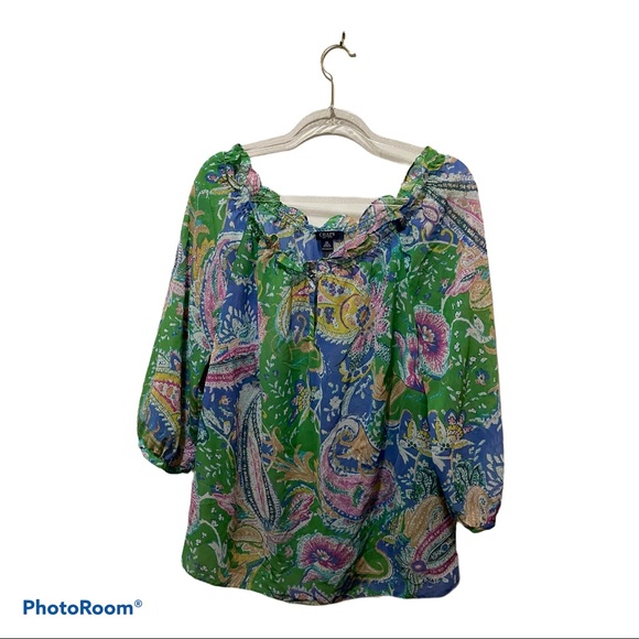 Chaps Tops - Chaps 1X blouse
